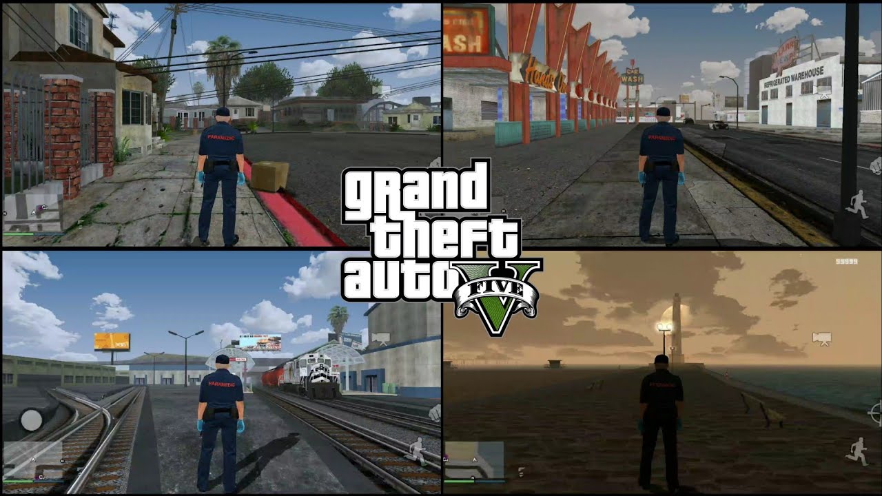 MOD PACK GTA V REMASTER V1 LITE VERSION | GTA SA ANDROID