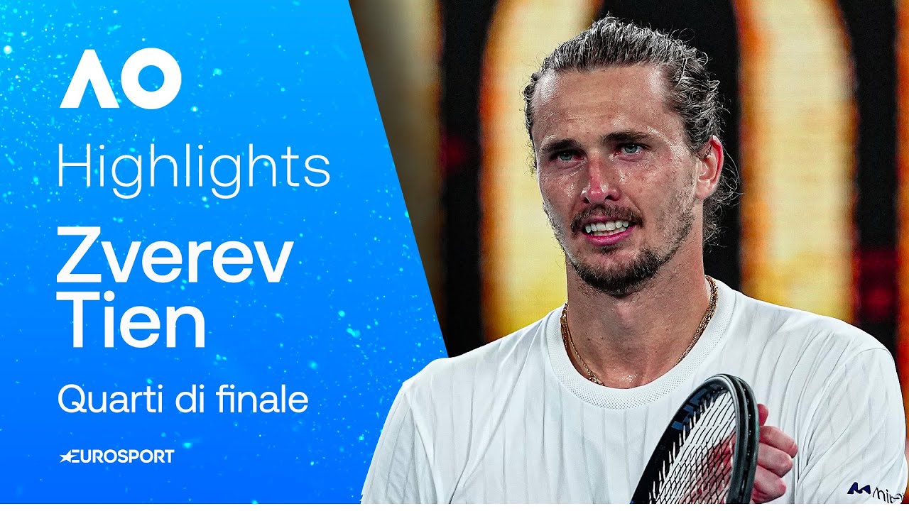 ZVEREV ferma la corsa di Tien: è SEMIFINALE a Melbourne! | HIGHLIGHTS | AUSTRALIAN OPEN 2026