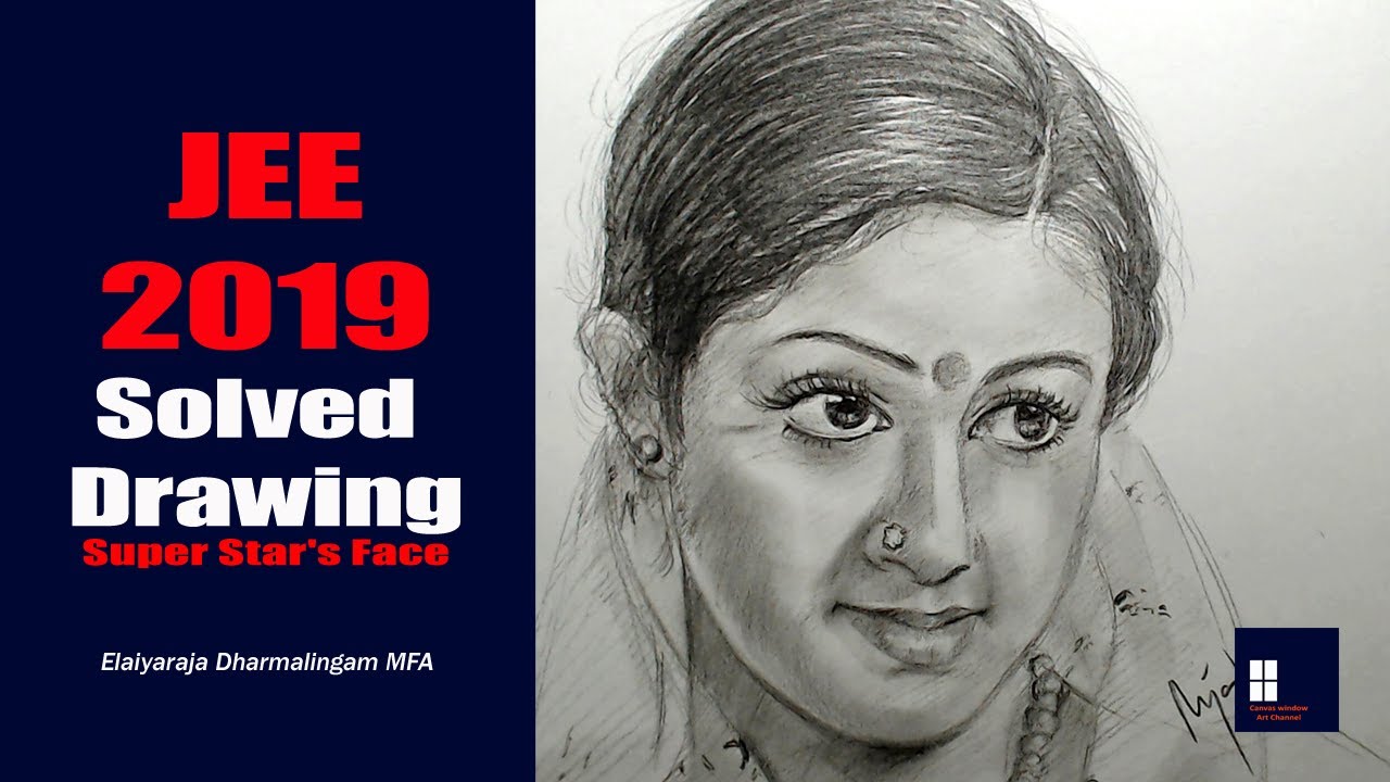JEE 2019  Solved Drawing - Super Star's Face
