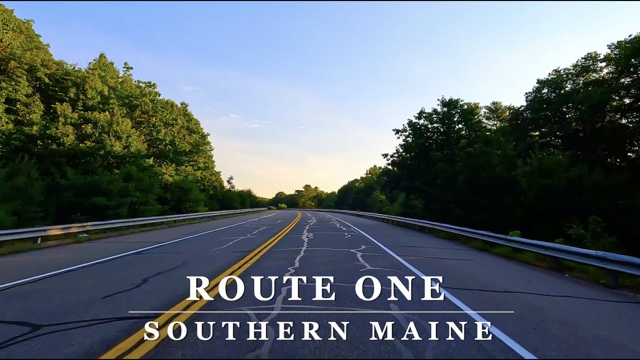 Southern Maine Morning Drive Route 1 - Ogunquit to Saco, ME - 4K Scenic Driving Tour