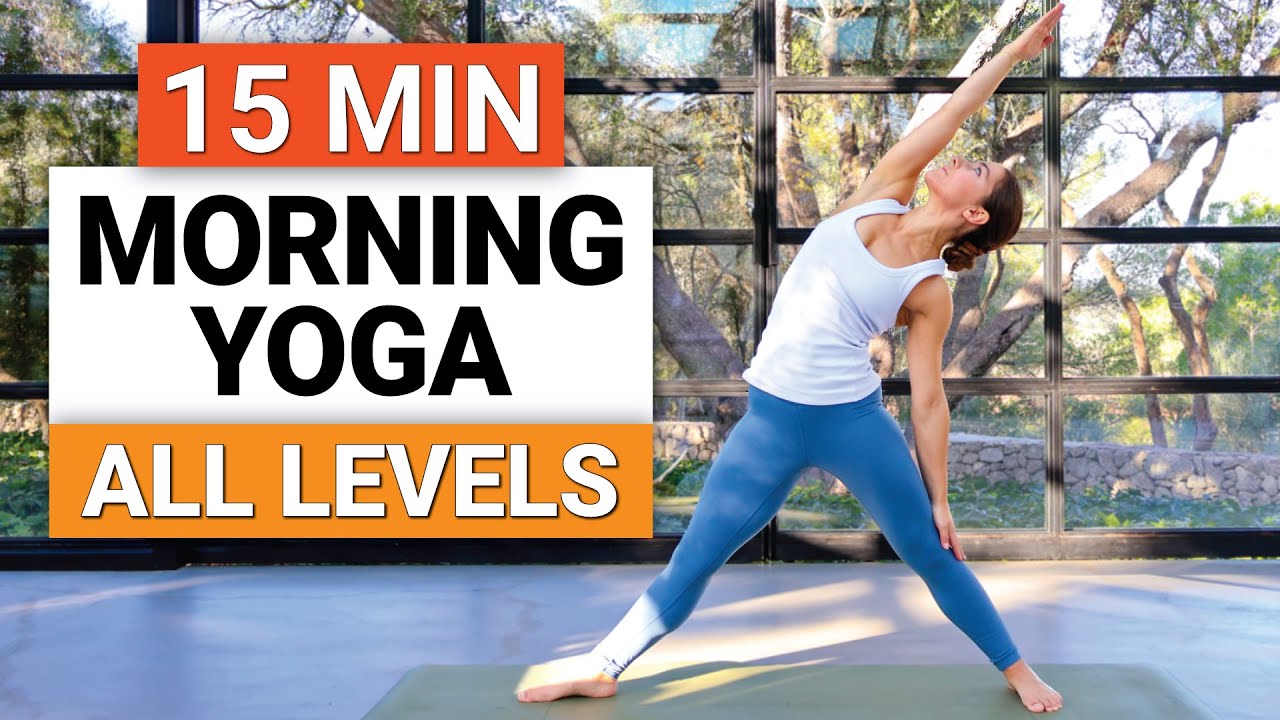 15 Min Morning Yoga | Full Body Yoga Flow For All Levels