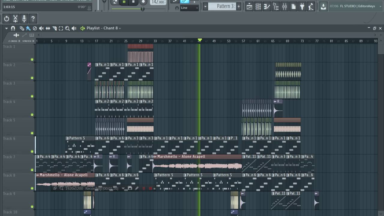 Marshmello - Alone Remake FL Studio Remake (Free FLP)