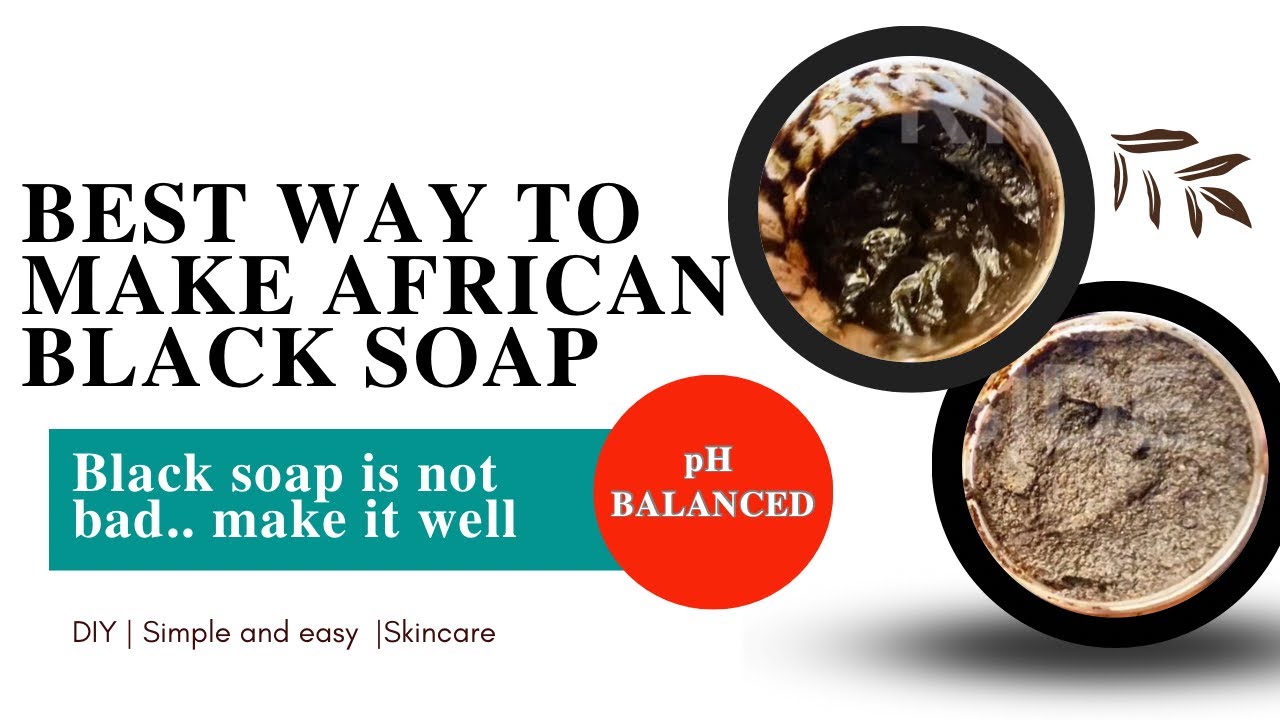 BEST AFRICAN BLACK SOAP EVER- blessed with Neem. Ph balanced.