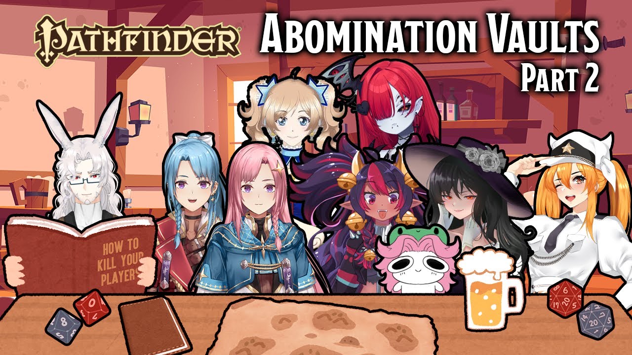 [PATHFINDER] Abomination Vault Campaign w/ Solar Studios! Part 2 (Yuki & Yuna | Twin Vtubers)
