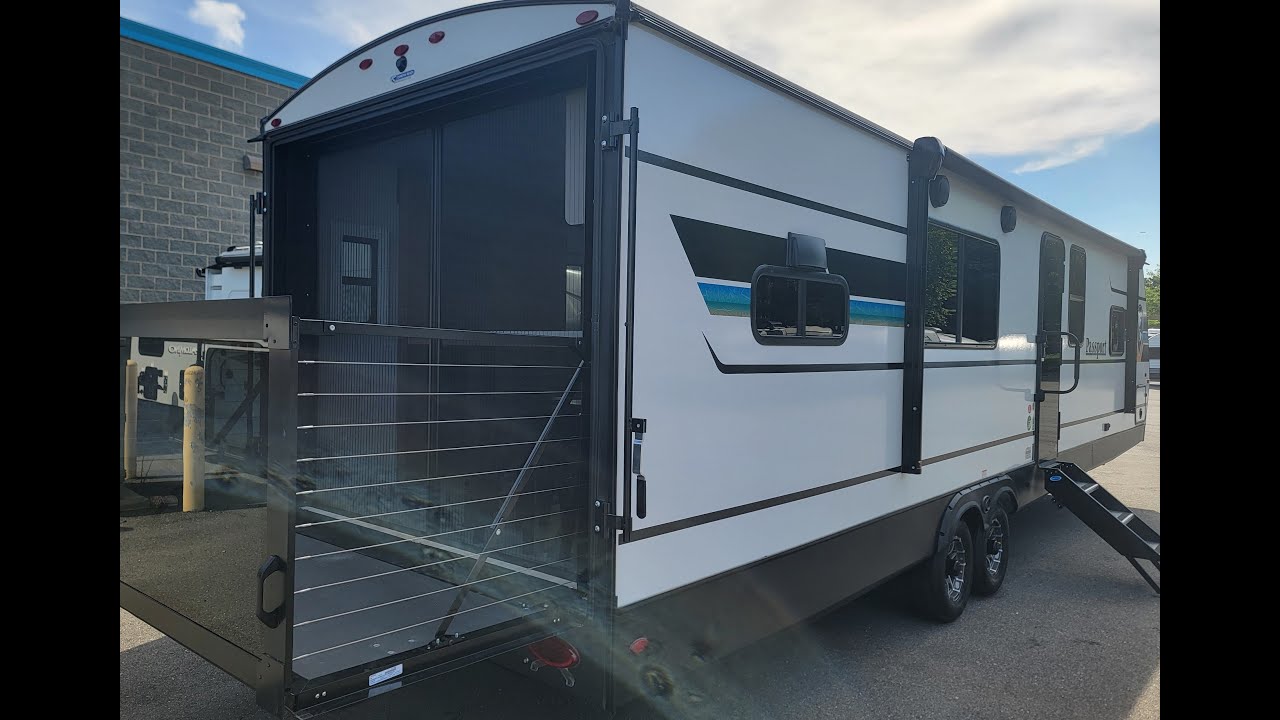 Keystone Passport 3360BK Great New Floorplan Camper Rear Patio
