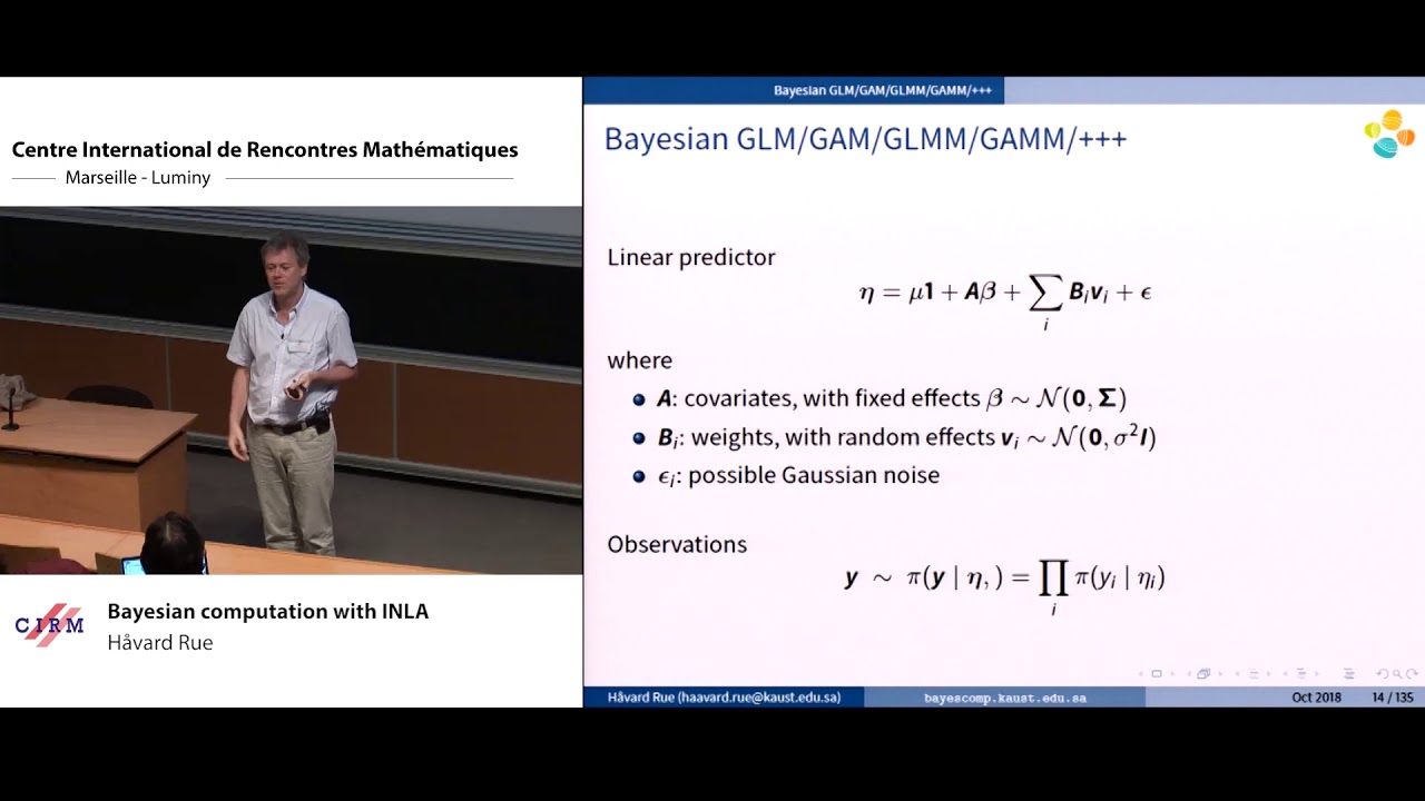 Håvard Rue: Bayesian computation with INLA