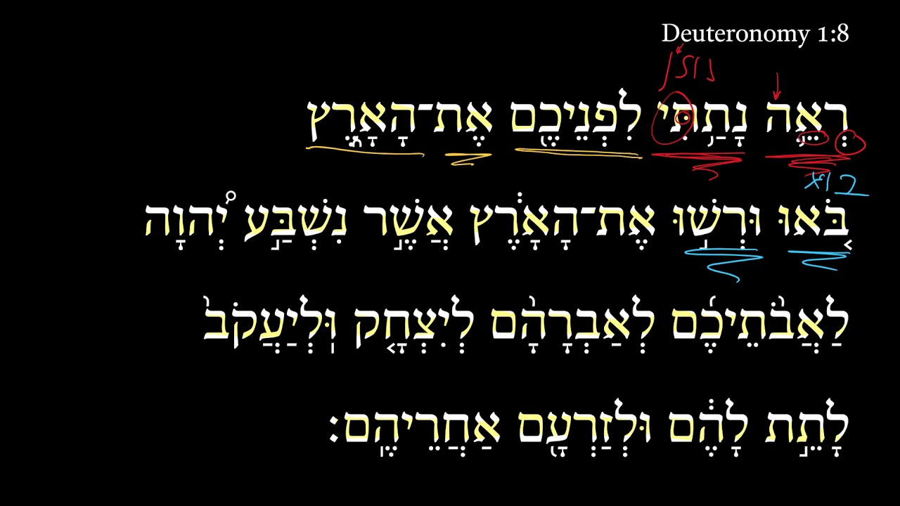 Deuteronomy 1:8