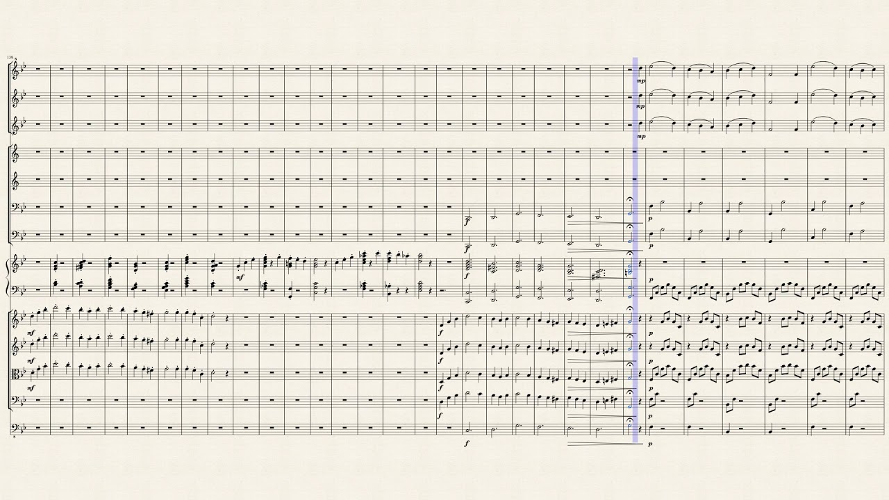 Howl's Moving Castle Theme Orchestra Score