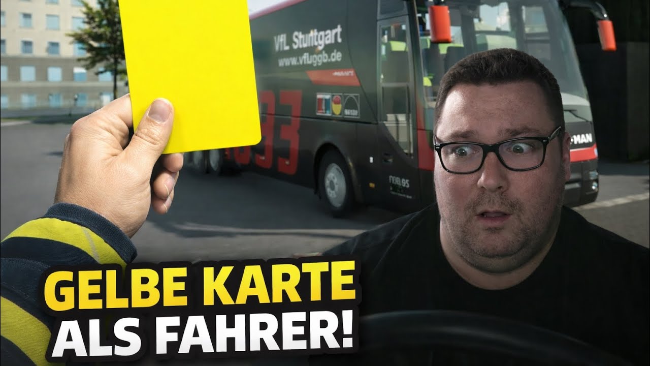 Gelbe Karte für den Fahrer?! | Fernbus Simulator