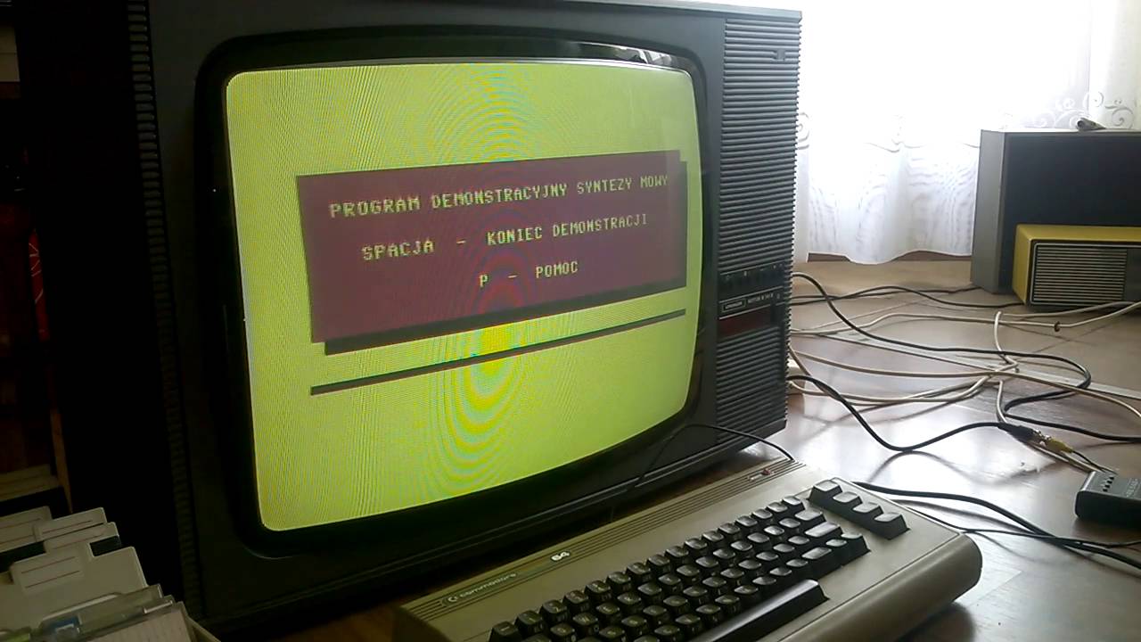 Commodore 64 - synteza mowy polskiej Black Box v. 8 [C64 Polish speech synthesiser]
