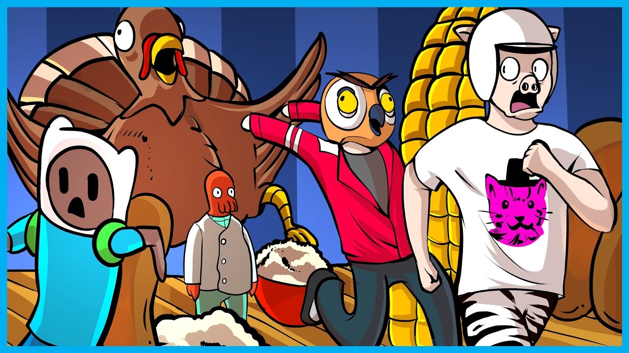 Garry's Mod Deathrun Thanksgiving Edition! - Funniest Trap Ever!! (Gmod Funny Moments)