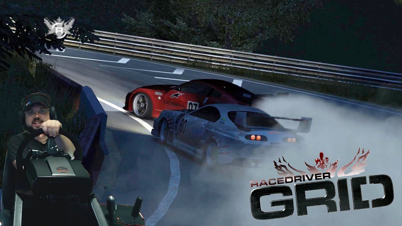 Потнейшие зарубы 1 на 1 в ночной тьме и GT2 в Race Driver: GRID