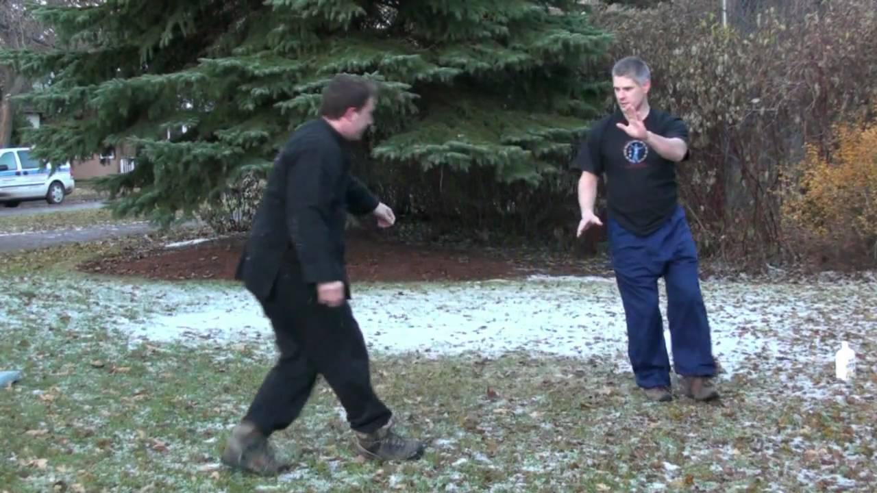 Baguazhang Jiulong: Applications and Training:  Dragon's Gate Stepping Pattern