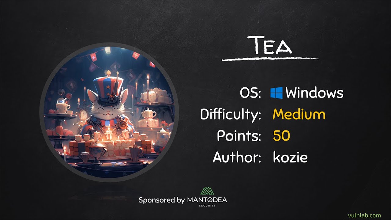 Vulnlab | Tea - Gitea CI/CD, LAPS v2, WSUS