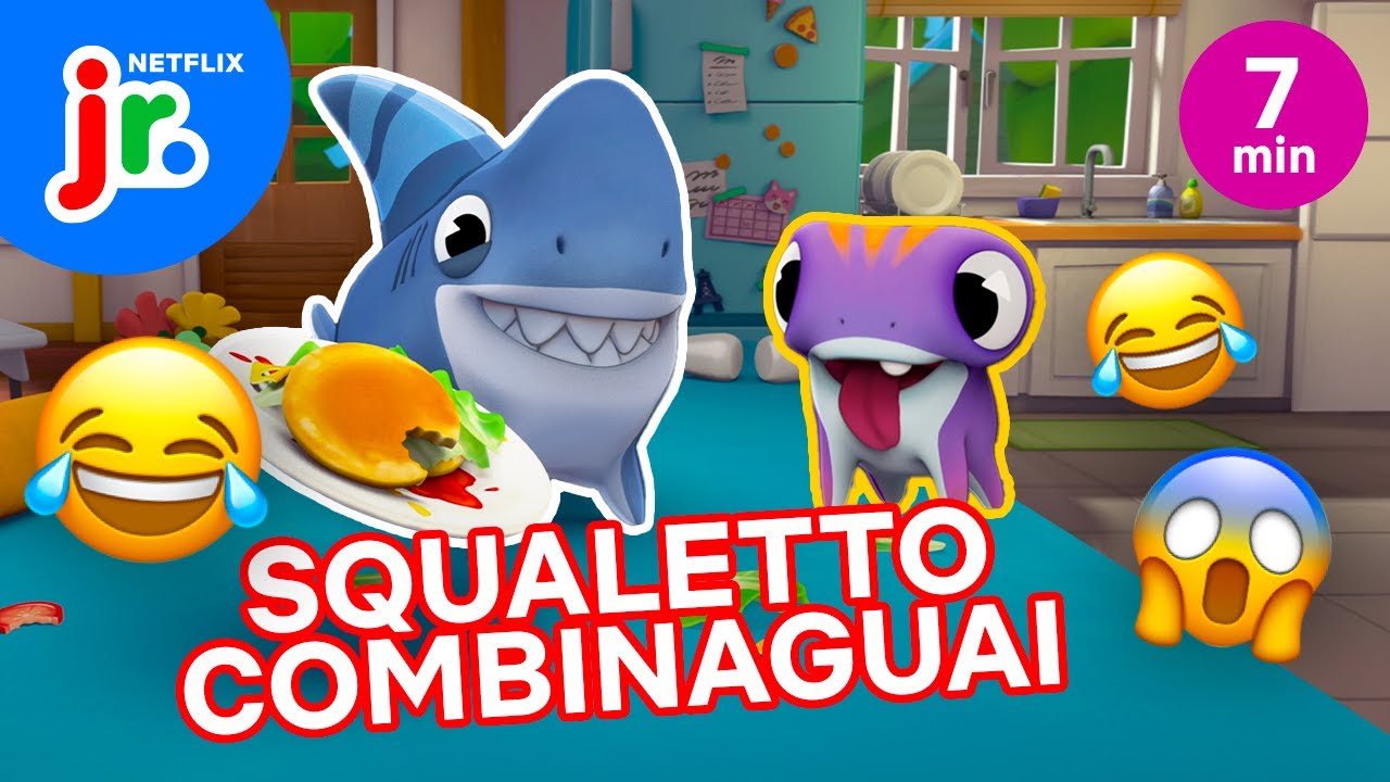 SHARKDOG DEVE FARE IL BABYSITTER 😱😂 Sharkdog: Lo squalo-cane | Netflix Junior Italia
