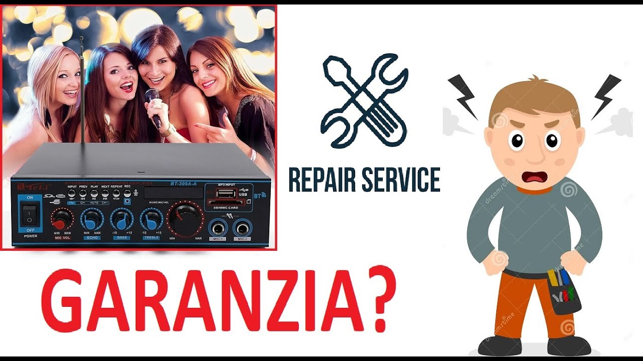 AMPLIFICATORE BT-309 A : Teoricamente in garanzia