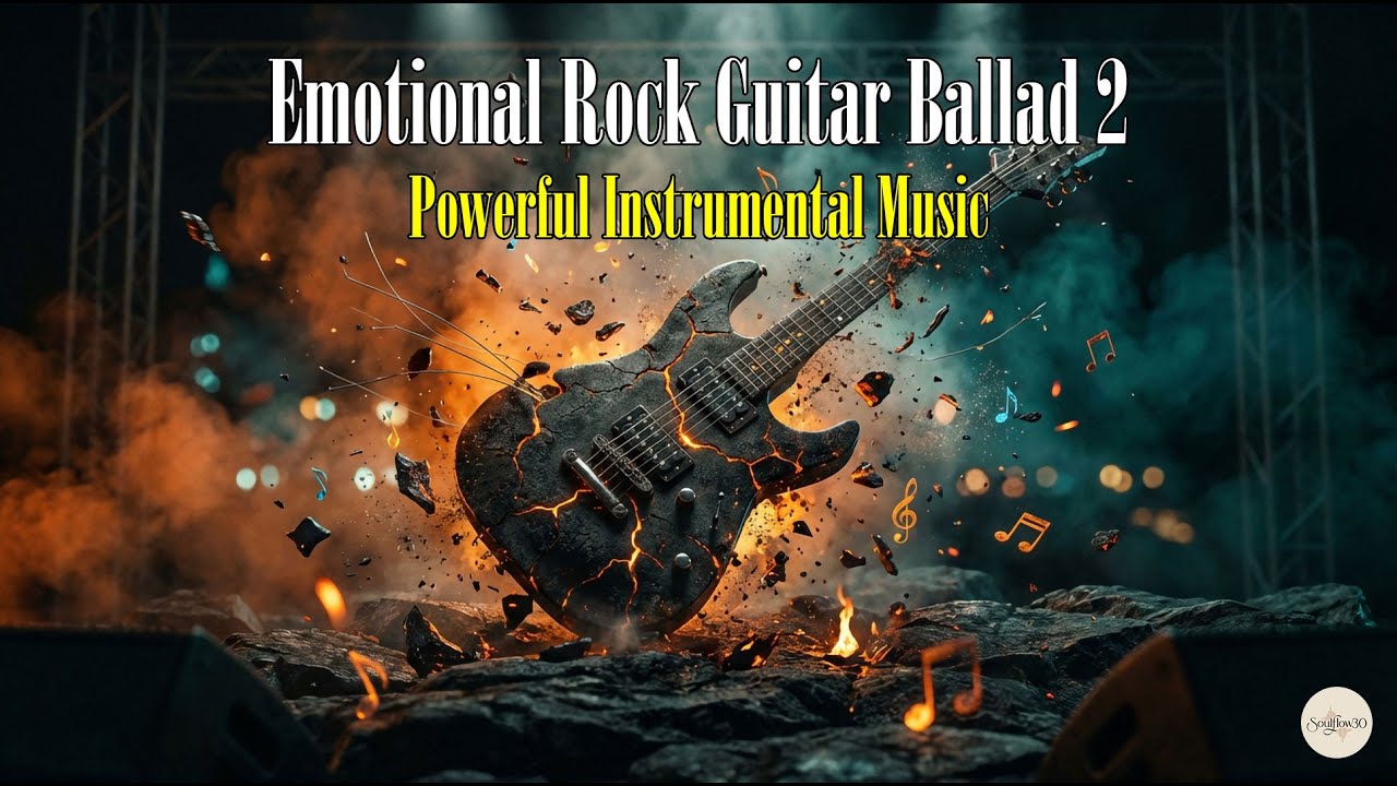 Emotional Rock Guitar Ballad 2 🎸 Powerful Instrumental Music