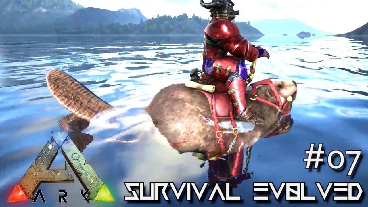 MODDED ARK: Survival Evolved - SPEEDY ROCKET BEAVER !!! E07 (Gameplay)