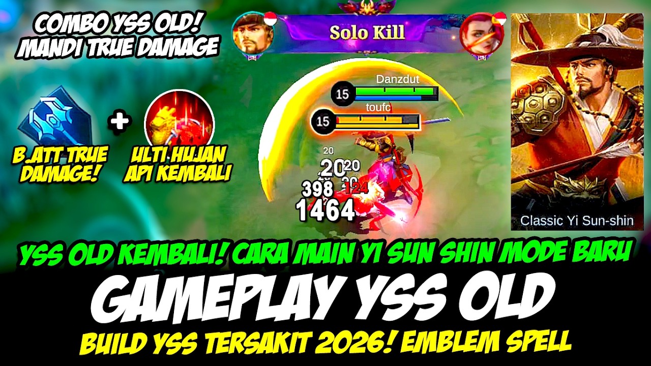 AKHIRNYA BISA PAKE YSS OLD LAGI + TIPS MAIN YI SUN SHIN OLD❗BUILD YSS TERSAKIT 2026❗CLASSIC YSS