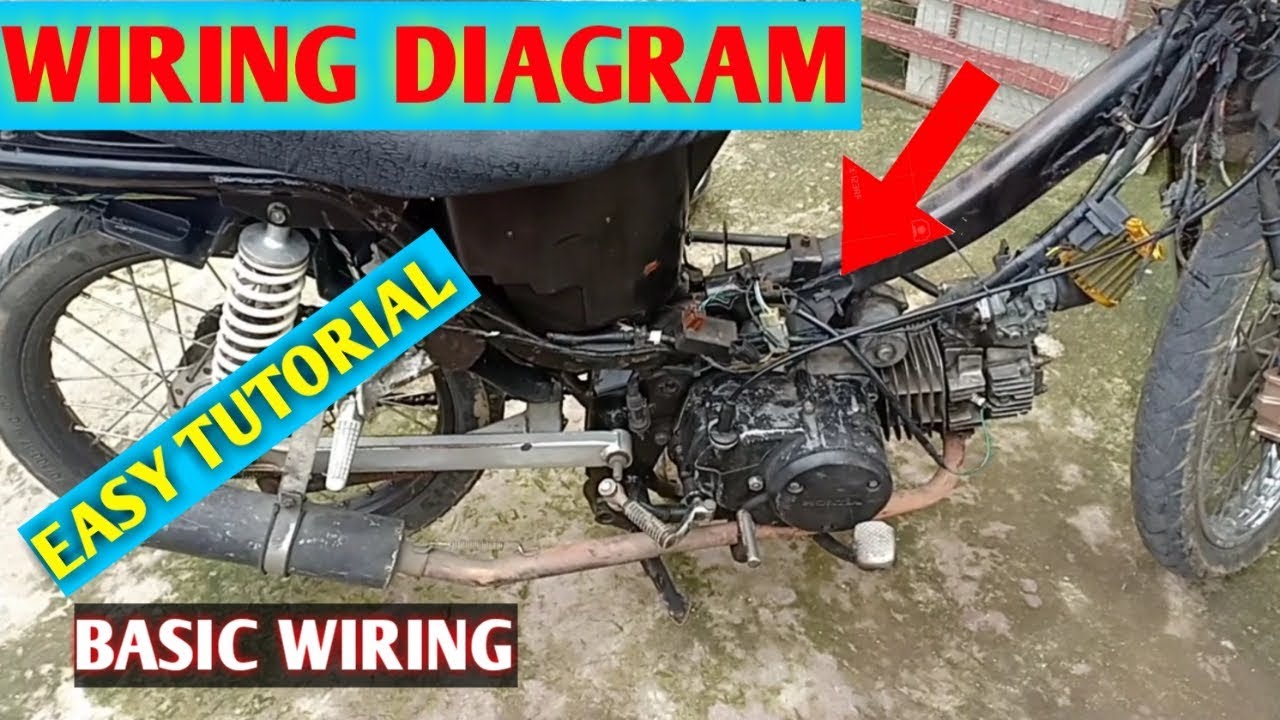 wiring diagram on motorcycle ( paano mag wiring ng motor honda ,kawasaki ,suzuki, yamaha)