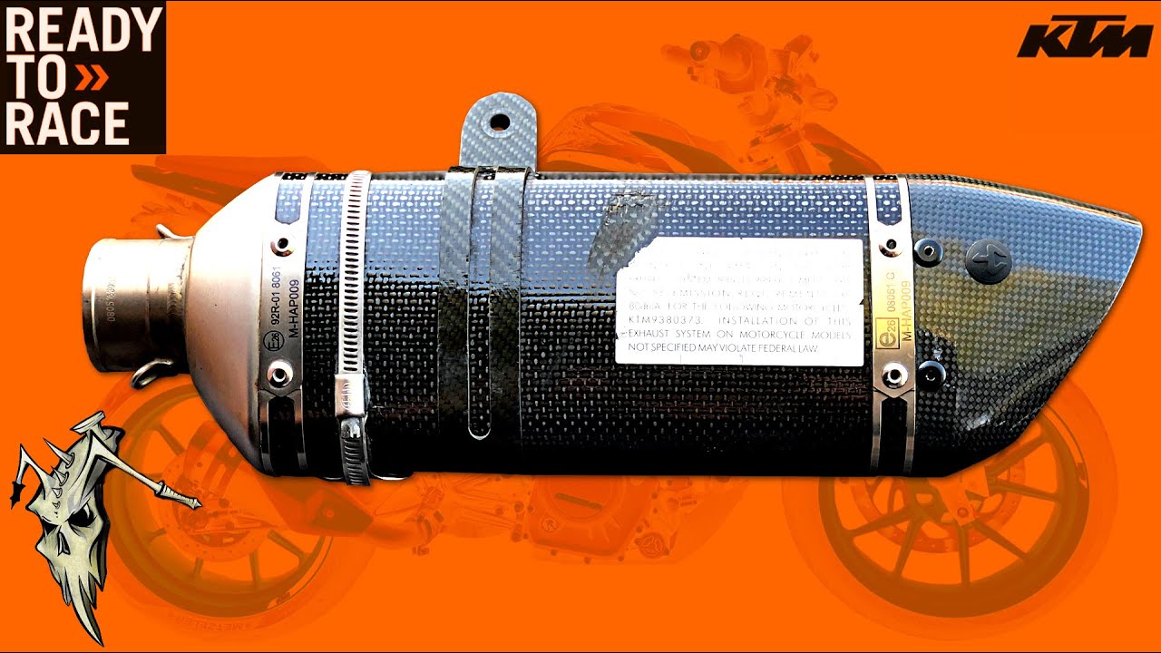 Making the Akrapovic DB Killer Baffle Removable KTM Duke 390 125 200 250
