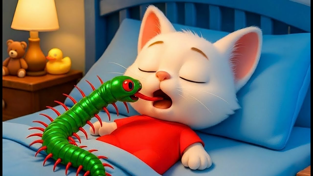 😲 OMG 🐛 Kitten's Stomach-Churning Bug Surprise! 🥺 Little Ball of Fluff's Big Bug Trouble