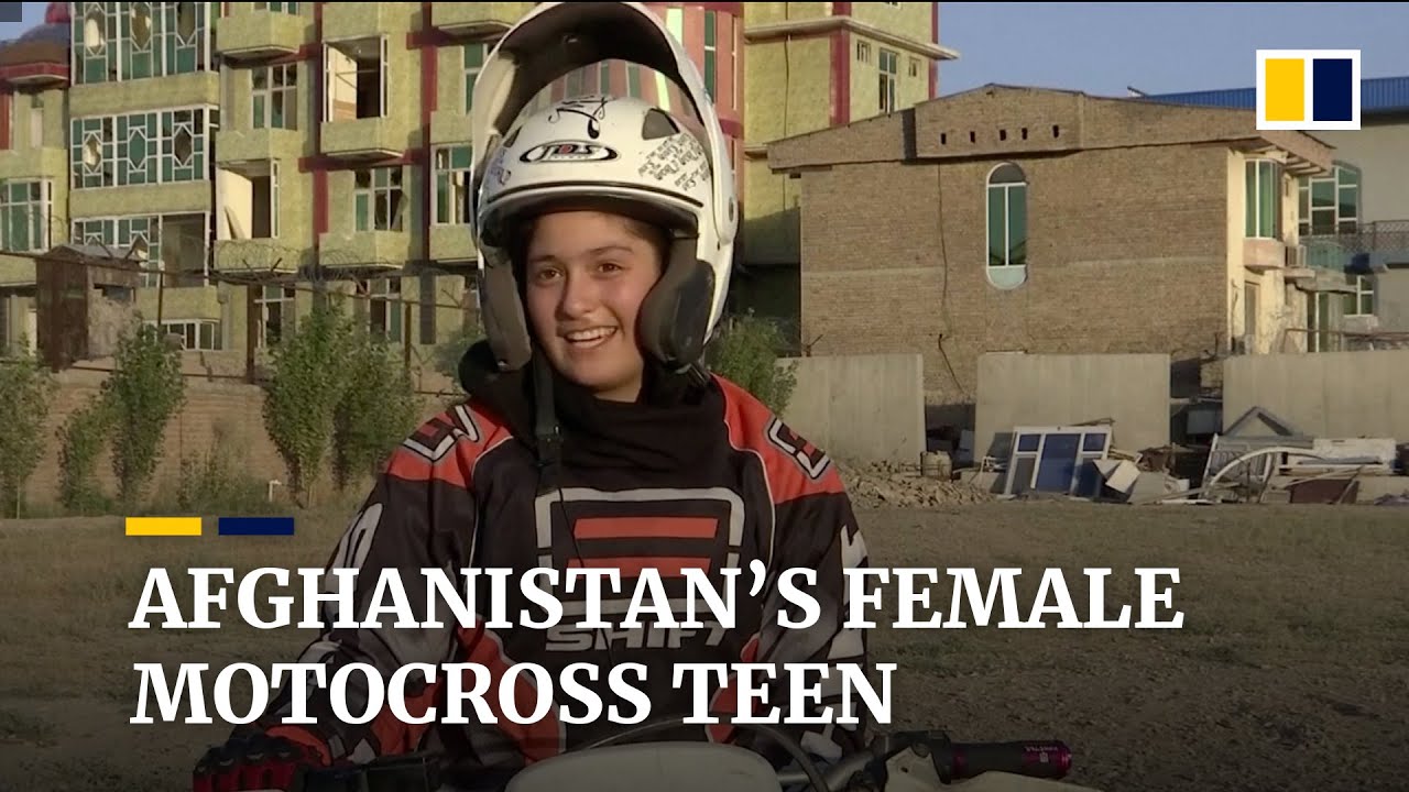 Teenage female motocross rider wants to inspire Afghan women to try &lsquo;tough&rsquo; sports