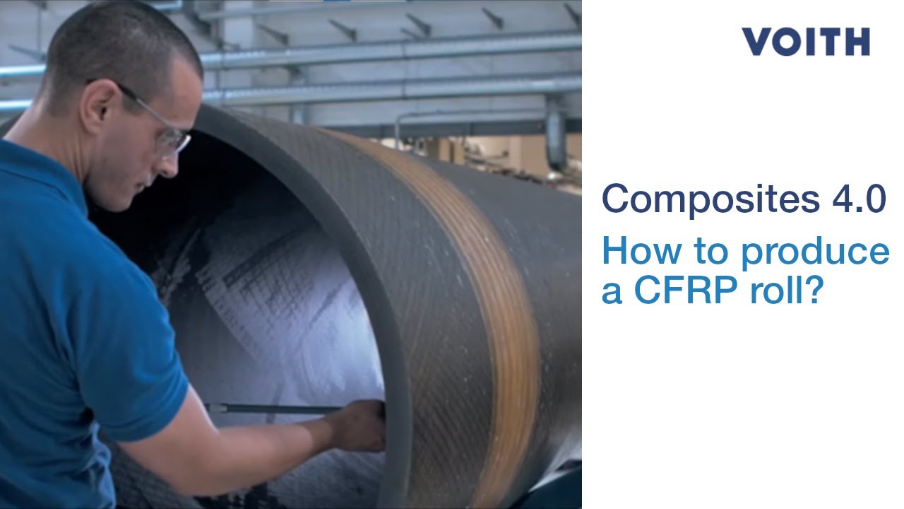 How to produce a CFRP roll? - Voith Composites 4.0