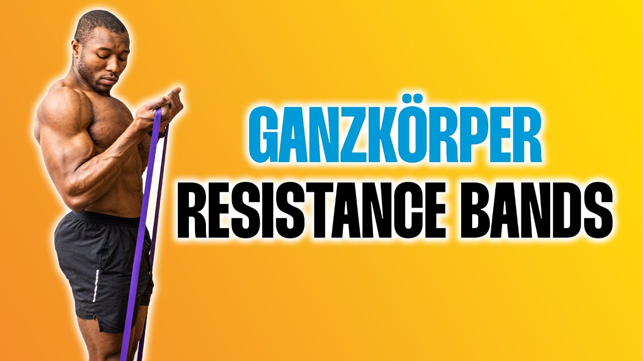 20 MIN GANZKÖRPER WORKOUT mit RESISTANCE BANDS (Ohne Springen!)