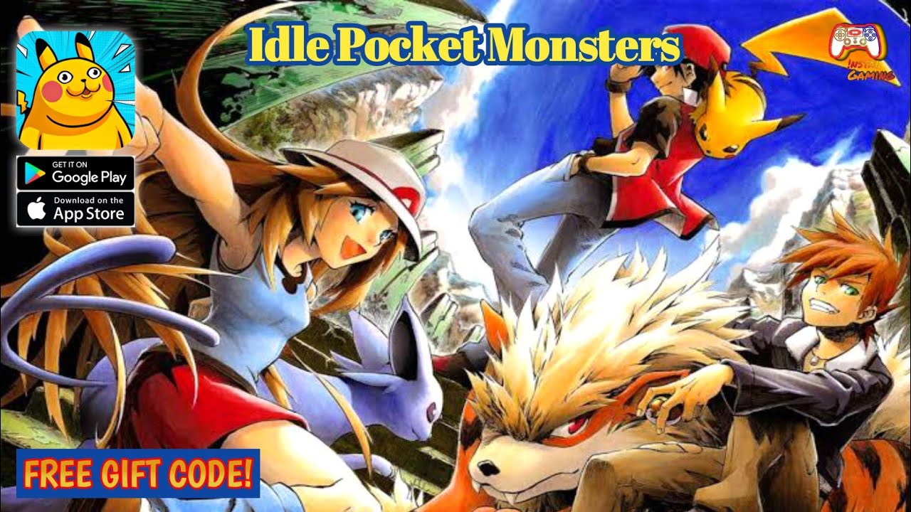 NEW 9 GIFT CODES! Idle Pocket Monsters - Pokemon RPG Game Android