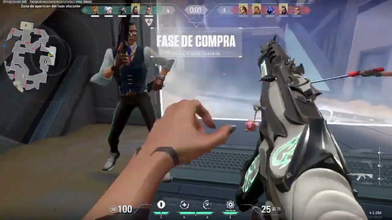 aXoZer jugando valorant con DeqiuV, Reborn, Focus y Biyín