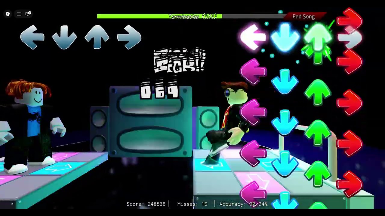 I tried to broke my Fingers with Termination 1.50X speed in BFNF:REMIX Roblox