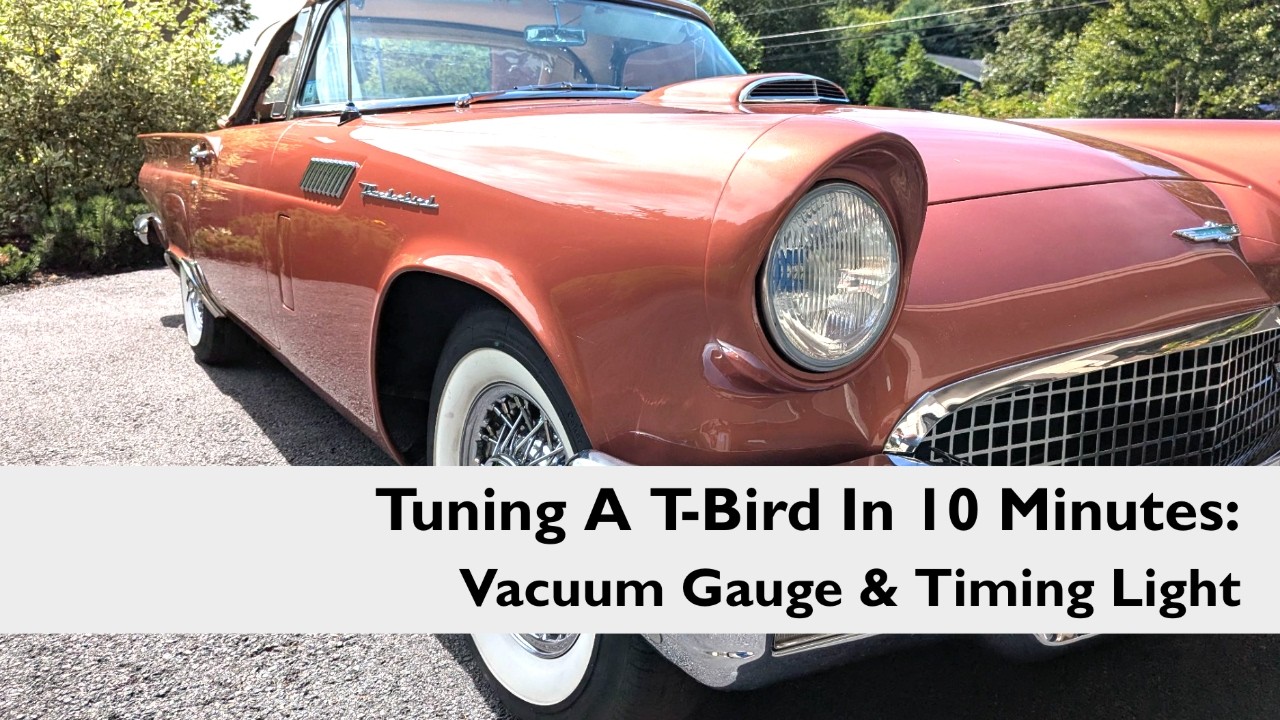 Tuning A Classic Car With A Vacuum Gauge & Timing Light