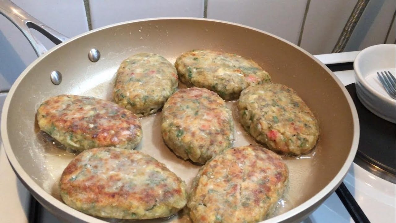 Badımcan kotleti.  Ləzzətli badımcan yeməyi--sınamağa dəyər--RAMAZAN RESEPTLƏRİ
