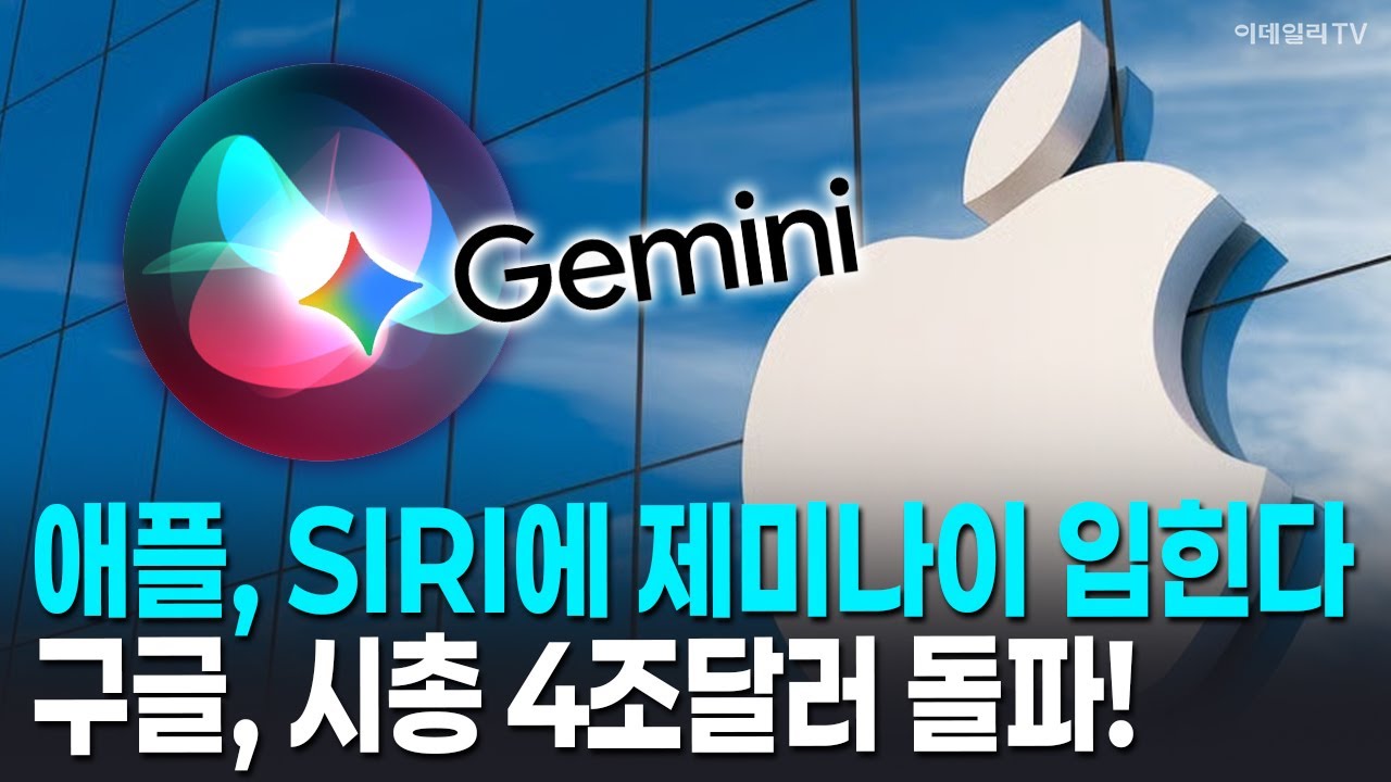 🚀 [뉴욕증시 마감] 애플, SIRI에 제미나이 입힌다 구글, 시총 4조달러 돌파! | Market Signal (20260113)