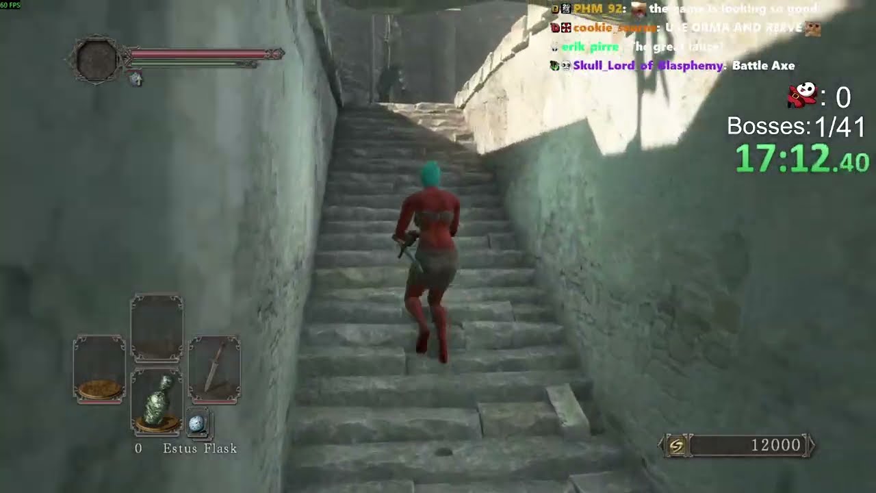 Dark Souls II 2x Enemies/Bosses Permadeath (Part One)