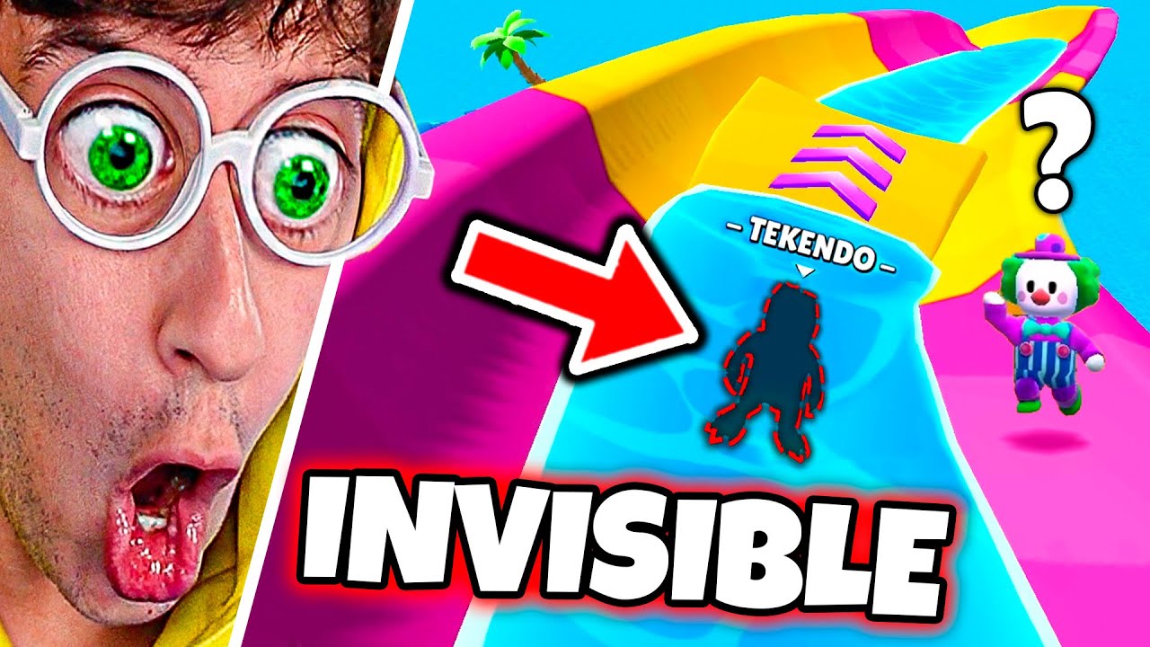 ESCONDITE de HACKER 😈 para GANAR 100.000 Gemas 💎🤑!! (soy invisible 😎) - Stumble Guys TEKENDO