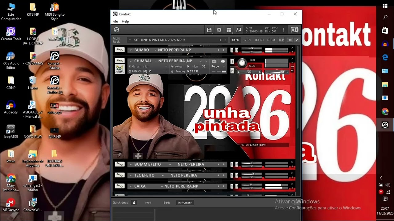 KIT KONTAKT UNHA PINTADA, 2026,NP!