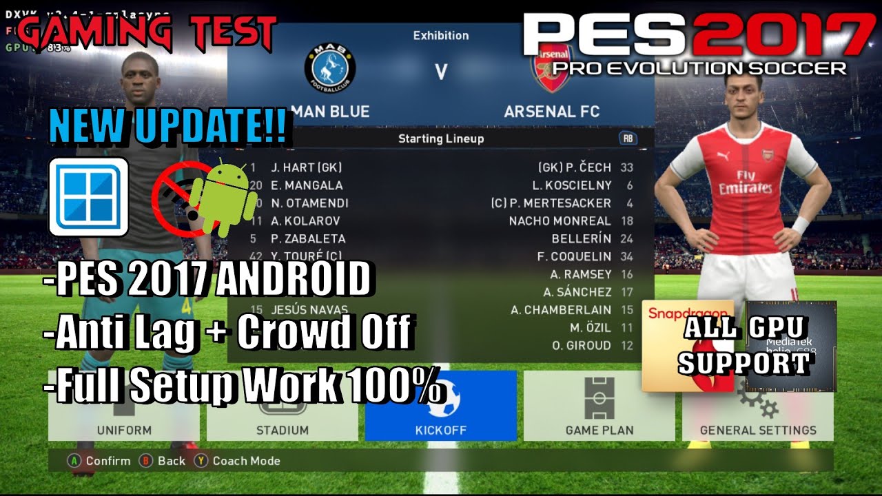 Полное руководство по настройке PES 2017 для Android WinLator!! | Настройка автоматического сглаж...