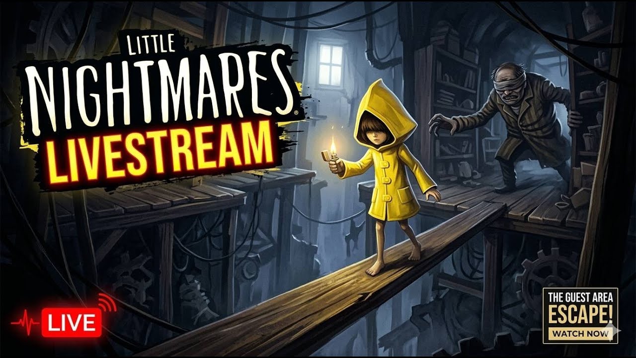 Every Shadow Is Alive… | Little Nightmares LIVE Horror Gameplay 👁️