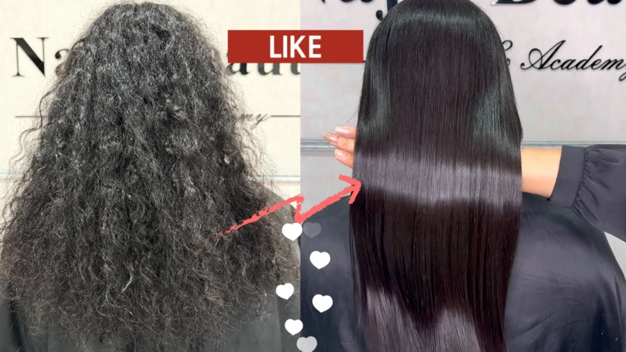 💎 “Keratin + Botox = The Perfect Rescue for Dry Hair”#كيراتين + بوتوكس = الحل الذهبي للشعر الجاف”