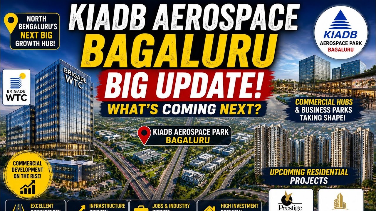 Часть 4! 🚀 Трансформация Багалуру началась! Обзор KIADB Aerospace Park | Звоните +916360219373