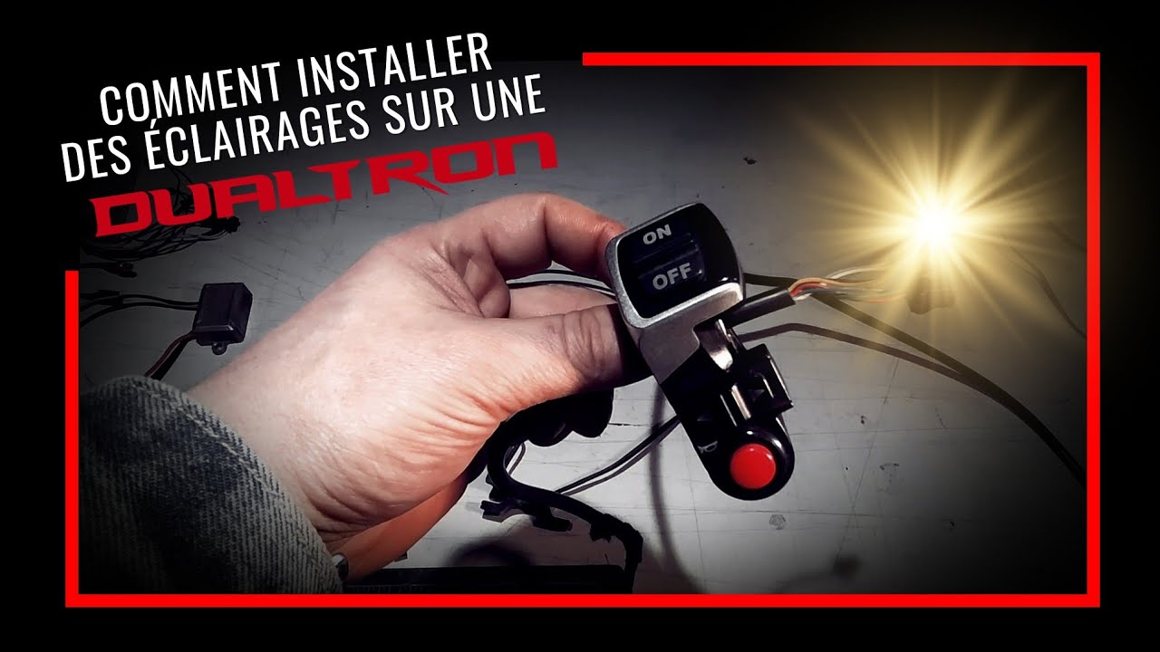 Brancher des éclairages sur une Dualtron