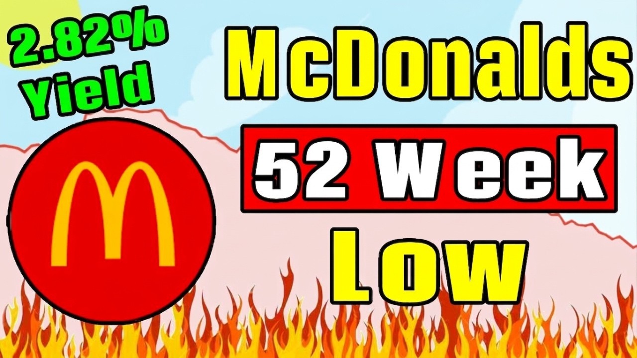 Акции McDonald's на 52-недельном минимуме! | Анализ акций McDonald's! |