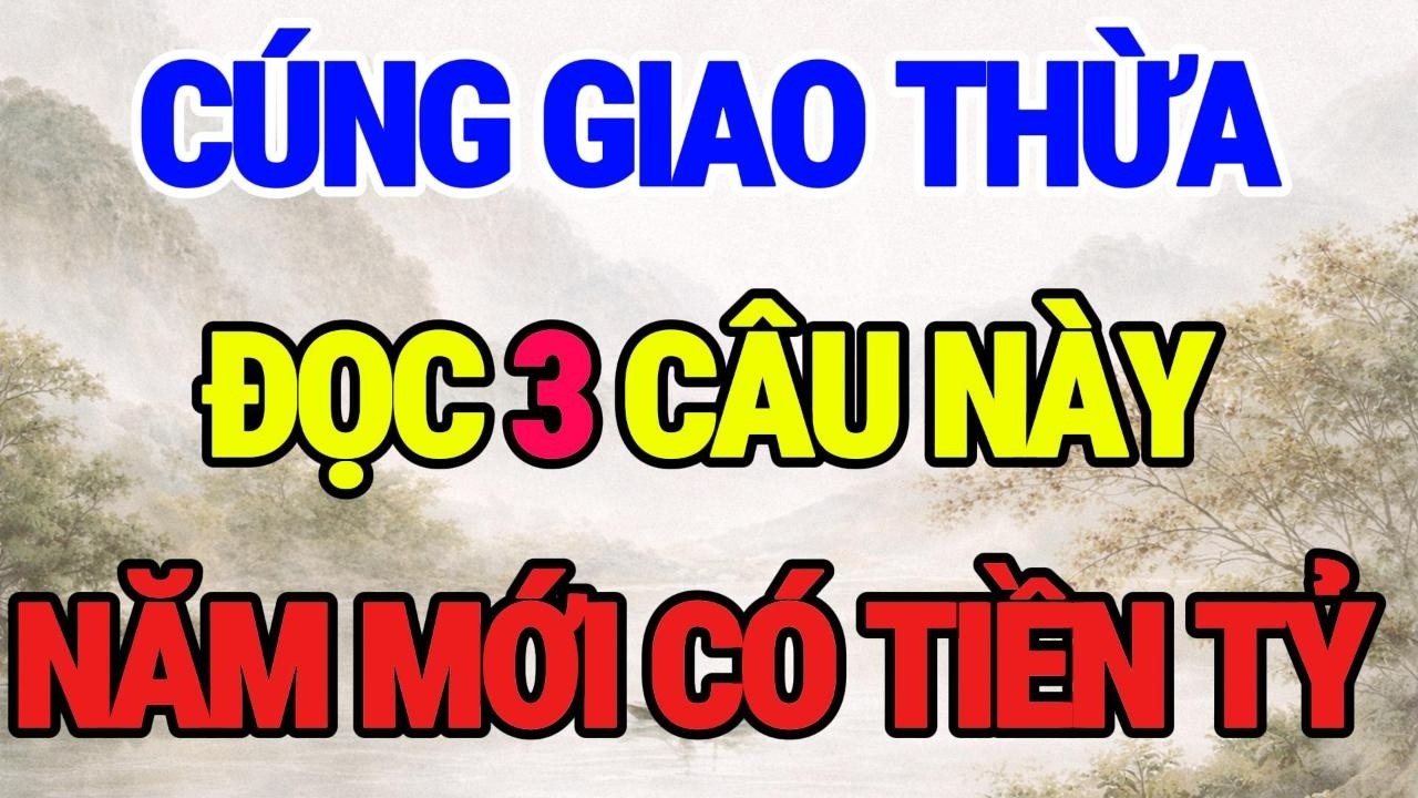 Đúng 0 Giờ Giao Thừa 2026: Không Đọc 3 Câu Này, Tiền Bạc Cả Năm Cứ Thế Đội Nón Ra Đi!