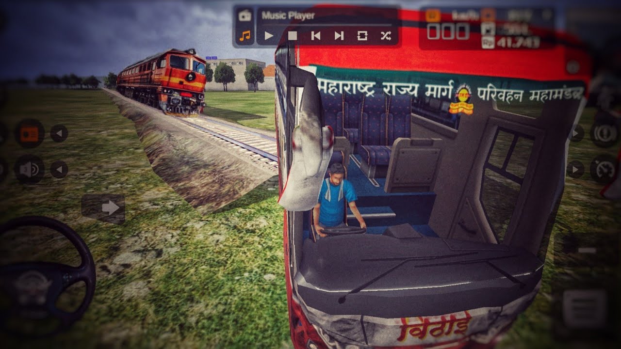 Game Play 1 : Lal Pari M.S.R.T.C #lalpari indianbus  #bussimulatorindonesia 