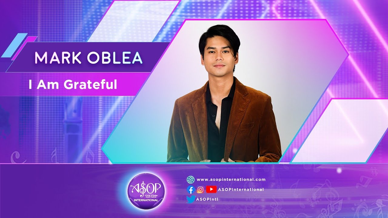 Mark Oblea sings 