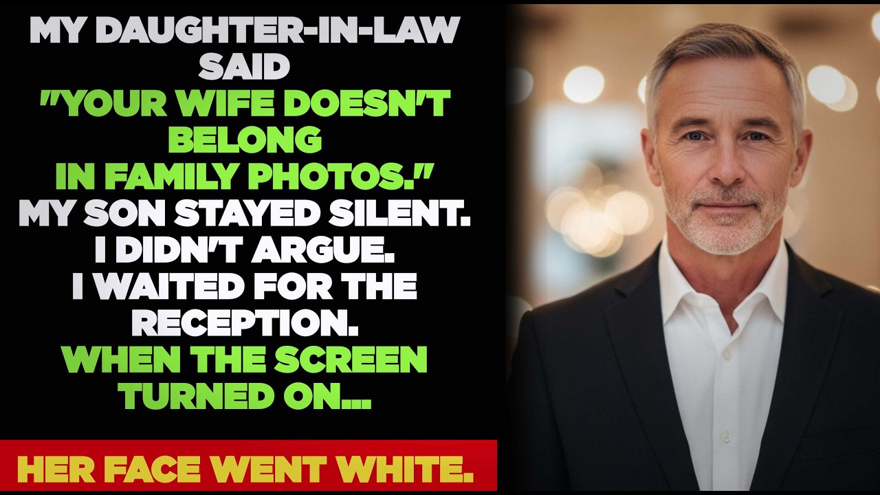 My Daughter-in-Law Banned My Wife From the Wedding Photos — So I Showed Mine at the Reception