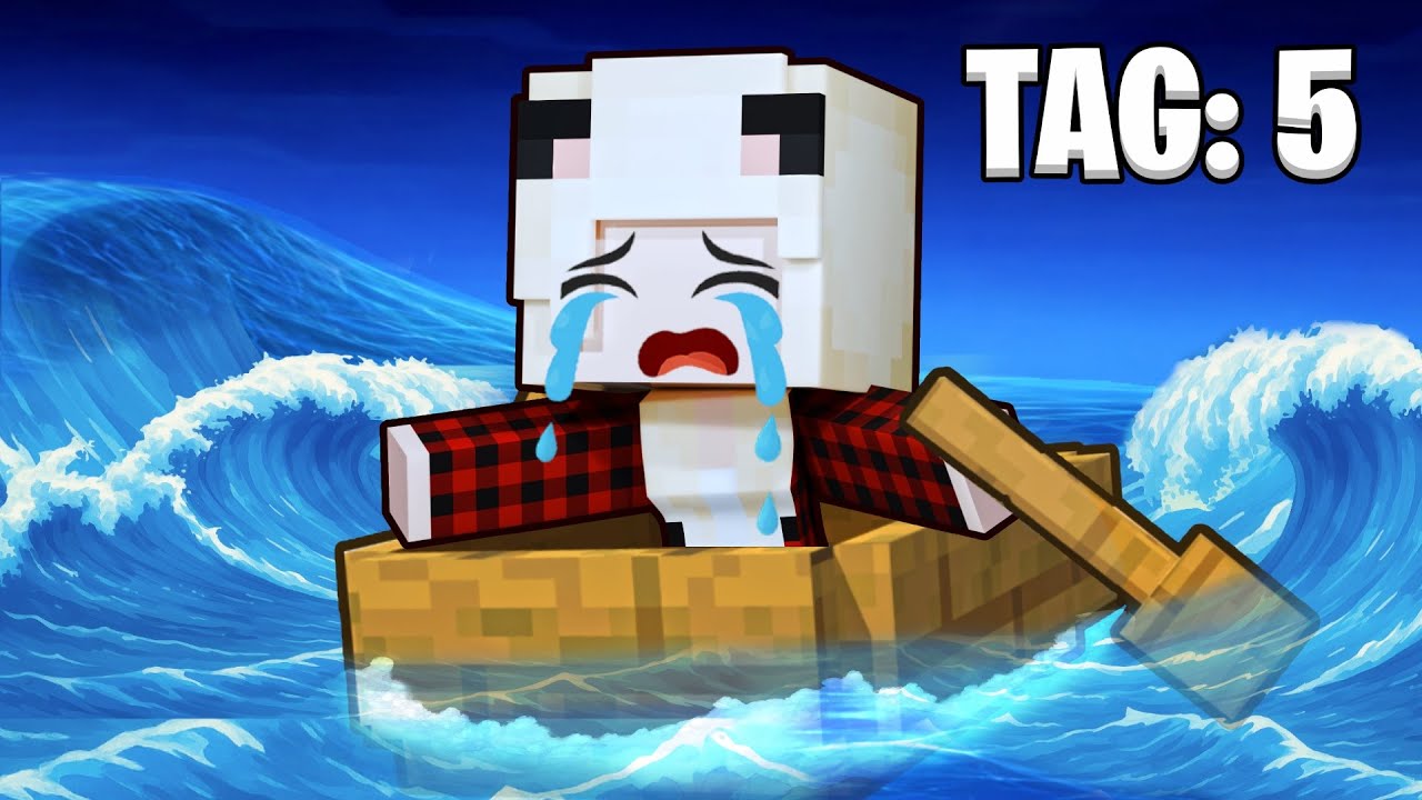 WIR HABEN 7 TAGE AUF HOHER SEE GELEBT! | MINECRAFT