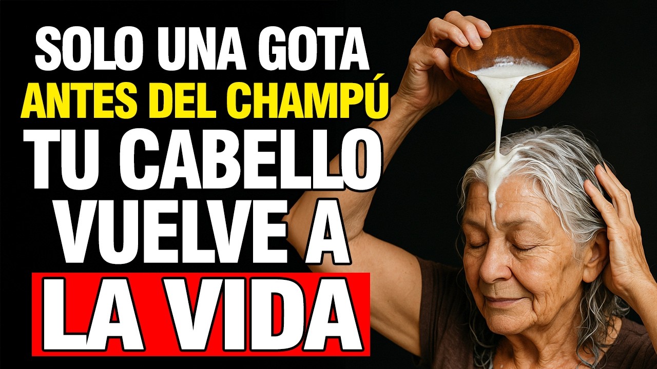 &iquest;PIERDES cabello? Pon esto ANTES del shampoo y NO lo creer&aacute;s